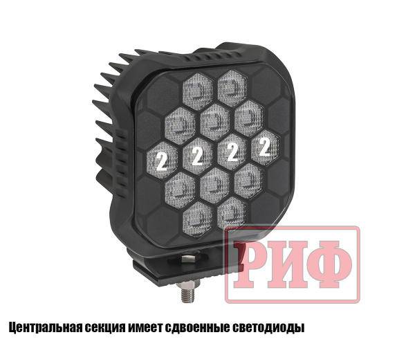 Фара рабочего света РИФ 112x112x50 мм 90W LED