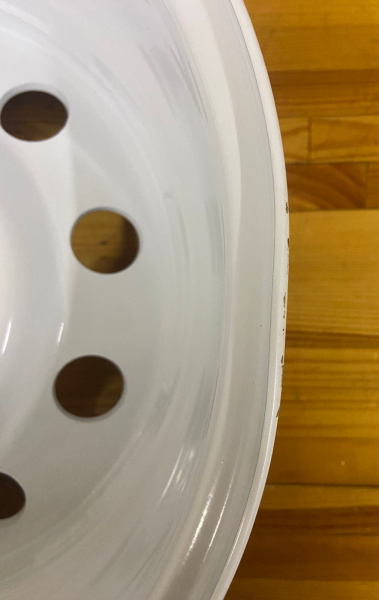 1 Диск усиленный УАЗ стальной белый 5x139,7 7xR16 d110 ET-19 (уценка)