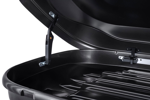 Бокс автомобильный на крышу Pentair COBRA 390L черный глянец, двусторонний