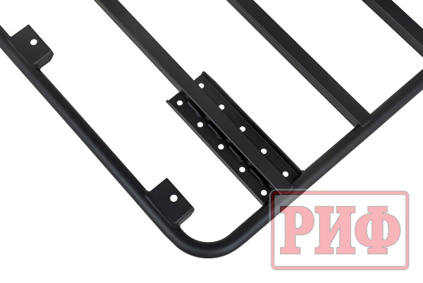 Багажник экспедиционный (платформа) РИФ 1350x2100 мм Toyota Land Cruiser 76 (высота крепежа 135 мм)