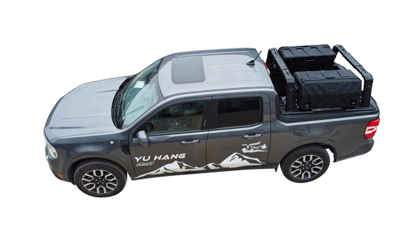 Силовой каркас-кунг Baja Racing (тип А) с 2-мя малыми боковыми ящиками Mitsubishi L200, Isuzu D-MAX, Nissan Navara