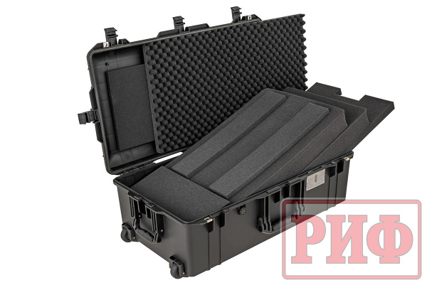 4 Кейс защитный ударопрочный РИФ 609х478х334 мм IP67 на колесах с телескопической ручкой 4 Кейс защитный ударопрочный РИФ 609х478х334 мм IP67 на колесах с телескопической ручкой
