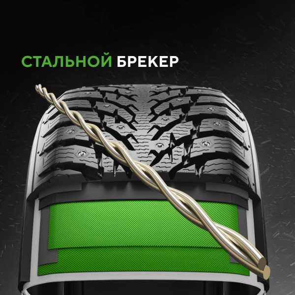 Шина Ikon Tyres 255/55R20 110T XL Autograph Ice 9 SUV Studded (шип.)