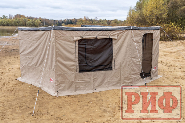 Стенки для комбинированной (прямоугольной с веерной частью) маркизы 2х2 м правые