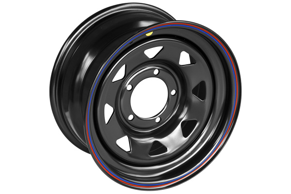 Диск усиленный УАЗ стальной черный 5x139,7 8xR16 d110 ET+20 (треуг. мелкий)