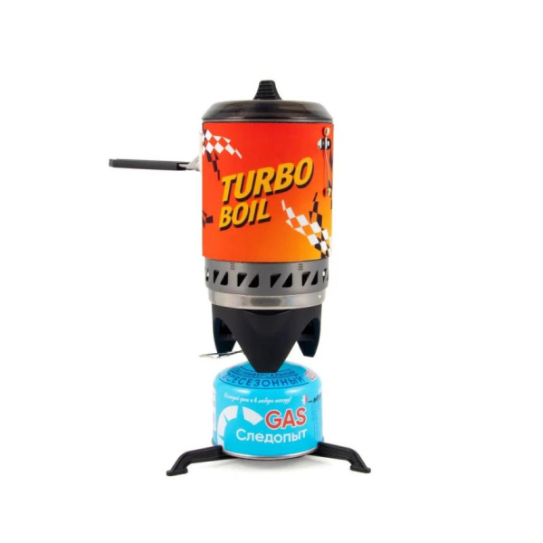 Система приготовления пищи СЛЕДОПЫТ - FORZA TURBO BOIL, 1 л, с переходником для посуды