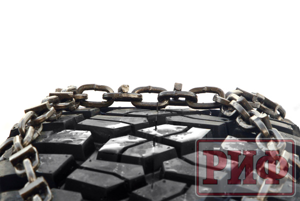 Цепи противоскольжения РИФ Фронтальный погрузчик "соты" 21 мм, 10.00x16.5 (к-т 2 шт.)