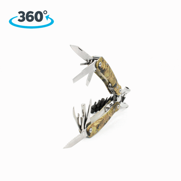 Мультитул "Ganzo", 105x50х18 мм, 22 предмета, цв.камуфляж