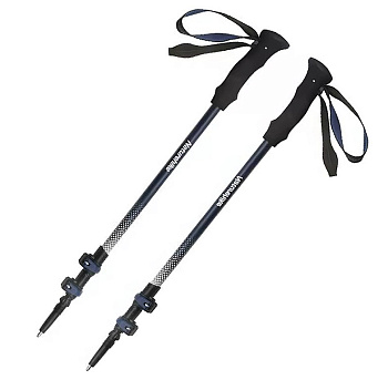 Палки треккинговые Naturehike ST04, 62-135 см, карбон, голубые, 2 шт.