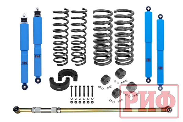 Лифт-комплект РИФ арктический R-AIR ВАЗ Нива 21214М лифт 50 мм +50-100 кг
